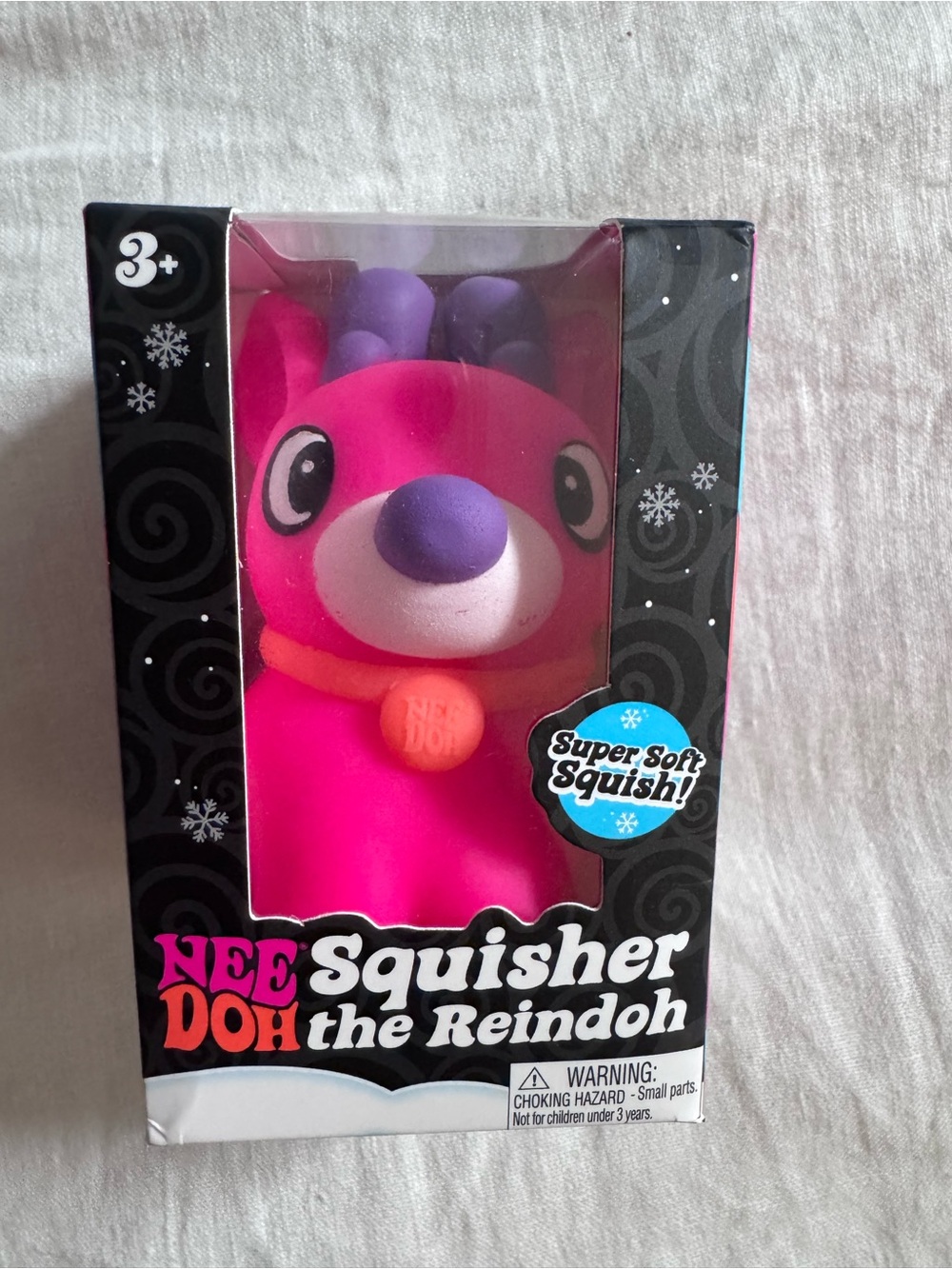 Needoh Squisher The Reindoh - Pink reindeer